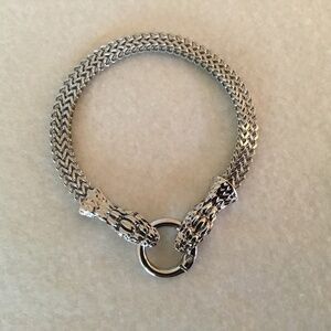 Men’s Stainless Steel Double Snake Heads Bracelet
